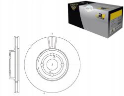 Roadhouse Féktárcsák 2DB 275X25 V 4-LYUKÚ Toyota Coroll