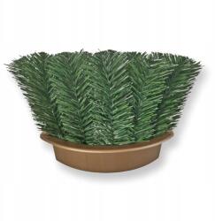 ELMA Kis Csónak Egyenes Alátét zöld csokor síremlék temető (EL-MŁP)