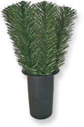 ELMA Váza Zöld alátét nádcsokor temető sír (EL-W)