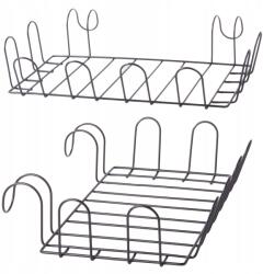 Verk Group Fém polc konyhai szervező állvány loft stílusú pultra konyhába radiátorra (27211)