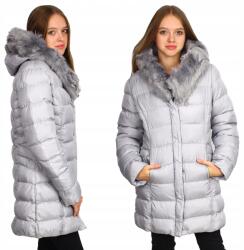 Youandbaby Steppelt Téli Kabát Szőrmés Melegítő Kapucnis 146