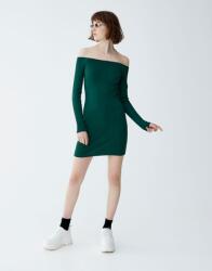 Pull&Bear Pull & Bear Bordázott Ruha Off Shoulder (M) (229171)