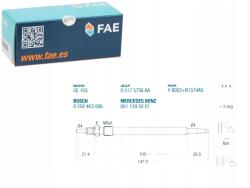 FAE Izzítógyertya Fae GE105 250403006 CH709 HDS423