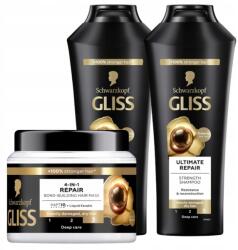 Schwarzkopf Ultimate Repair Szett Hajsampon 2x400ml Maszk 400ml (3838824436838)