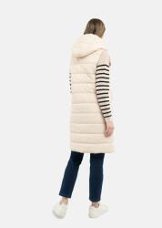 Volcano Női hosszú, ujjatlan mellény, bézs színű Volcano V-kesia M (5900462629588)