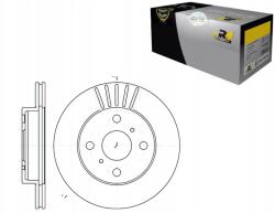 Roadhouse Féktárcsák 2DB 235X18 V 4-LYUKÚ Toyota Yaris