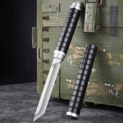 HUANG FU Kültéri túlélő taktikai kés, vadászkés, fix kés, kis kés (888999162335)