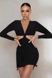  Club L Fekete Hosszú Ujjú Miniruha (40) (469927)