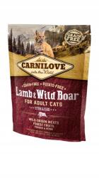 CARNILOVE Bárány és vaddisznó Steril száraz macskaeledel 400g