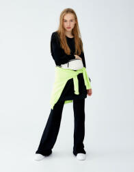 Pull&Bear Pull & Bear Fekete Bordázott Ruha (s) (229186)