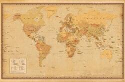 GB Eye Politikai világtérkép 2023 régi stílusú poszter (3665361126300)