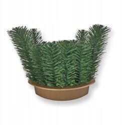 ELMA Kis Csónak Zöld alátét csokorhoz síremlék temető (EL-MŁ)