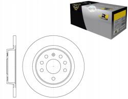 Roadhouse Féktárcsa Szett 2DB 278X12 P 5 Lyukas Opel Vectra C