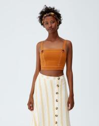 Pull&Bear Pull & Bear Rövid Felső Tea Színben (M) (157873)