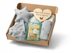 Swanstore Ajándékdoboz: Törölköző, ölelés, pelenka és só- zöld (5906112655297)