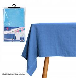  Többször felhasználható kék műanyag asztalterítő