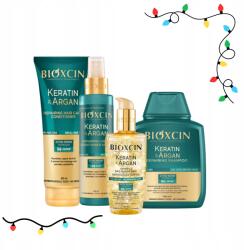BIOXCIN Keratin & Argan Hajápoló Szett (150ml 300ml 150ml 250ml) (B233 + B412 + B513 + B812)