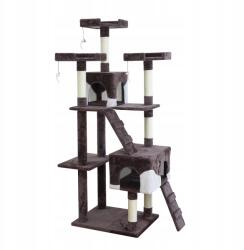 Aga Macskakaparófa 170 cm Barna-fehér (DS320)