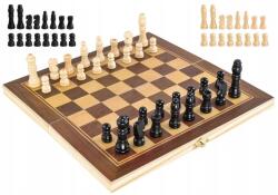  Sakk Játék Dámajáték Trikó Nagy Fa 3az1ben 24X24CM