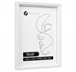 Ertom Képkeret 15x21 fehér modern skandináv Pamira ajándék (Pamira 15x21 Ramka White)