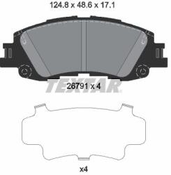 TEXTAR set placute frana, frana disc TEXTAR 2679101 (2679101)