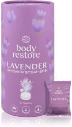 Body Restore Lavender Shower Steamers tablete pentru duș cu esente de lavanda 6 buc