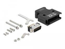 Delock 26 tűs kerettel rendelkező MDR fokos forrasztott csatlakozás apa (66623) (66623)