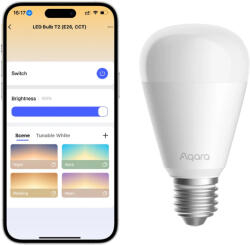Aqara LB-L02E LED Bulb T2 Intelligens izzó Bluetooth/Zigbee 10, 5 W (LB-L02E)