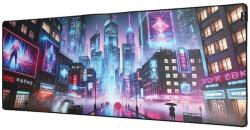 The G-Lab Egérpad - PAD CYBERCITY (900x400x4mm, vízálló, fekete) (PAD-CYBERCITY) - pepita