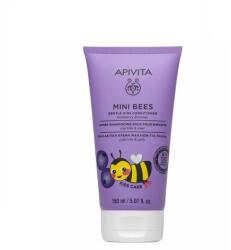 APIVITA gyermek hajbalzsam áfonyával és mézzel, finom haj kifésülésére, 150 ml