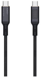 AUKEY CB-MCC102 USB kábel 1, 8 M USB C Fekete (CB-MCC102)