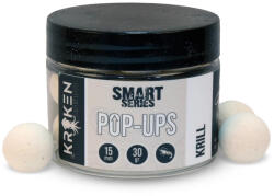 Kraken Baits Smart Series Krill Fluo White Pop Ups fluo lebegő bojli 12mm (K-SMPK12)