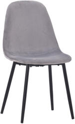 Mobiliamo Modern étkezőszék szürke színben, bársony kárpittal DC-4469 (dc-4469-gr)