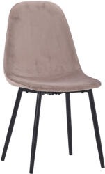 Mobiliamo Modern étkezőszék barna színben, bársony kárpittal DC-4469 (DC-4469-BR)