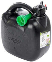 Carmotion Műanyag üzemanyagtartály, 10 literes, ovális, fekete - Carmotion