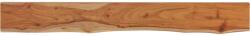 vidaXL tömör akácfa téglalap alakú fali polc 140 x 20 x 3, 8 cm (370279) (370279)