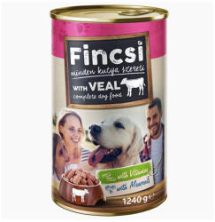 Fincsi kutyakonzerv borjús 1240 g