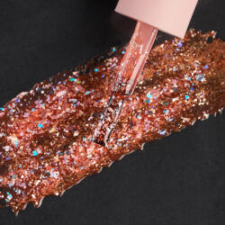 Everin Ojă Semipermanentă Everin Selective 113 7ml - Glitter Rose Gold Confetti, Holografic (SELECT-113)