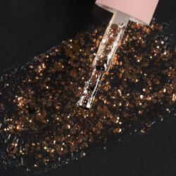 Everin Ojă Semipermanentă Everin Selective 111 7ml - Topper Glitter Auriu Bronz (Champagne Gold) (SELECT-111)