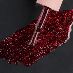 Everin Ojă Semipermanentă Everin Selective 116 7ml - Glitter Roșu Rubiniu Intens, Ruby Red Sparkle (SELECT-116)