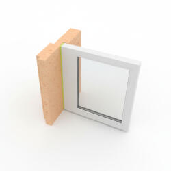  Falazat oldallezáró eleme 125 cm - nyílászáró csatlakozással (GELALAT-OLDALLEZARO)