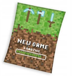 Carbotex Minecraft coral fleece polár takaró 150x200cm (KNL235048-KOC)