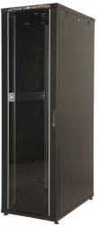 Lande LN-CK22U6060-BL CK 19" 22U 600x600 fekete álló rack szekrény