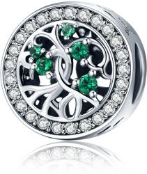 BeSpecial Charm argint 925 cu copacul vietii si zirconii albe si verzi - Be Nature PST0083 (PST0083)