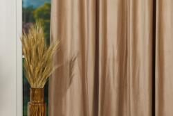 MENDOLA Draperie cu rejansă Uni Select bej 03 - draperie elegantă cu opacitate medie
