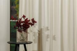 MENDOLA Draperie cu rejansă Uni Select ivoar 01 - draperie elegantă cu opacitate medie