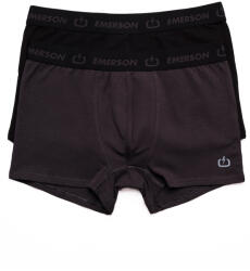 Emerson Boxeri Pentru Bărbați Negru/Gri Închis 2 Set 221. EM06.06-NEGRU-G-GRI (221.EM06.06-BLACK-D-GREY)