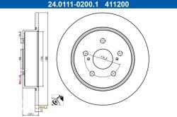 ATE Disc frana ATE 24.0111-0200.1 (24.0111-0200.1) - automobilus