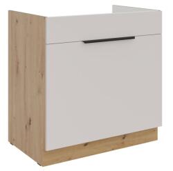 Lempert Niki 42 konyha 80 ZL 1S BB kasmír/ artisan tölgy