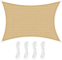 SONGMICS Napvitorla 3x5 m, homok sárga (GSS35EYV1) - tutihome